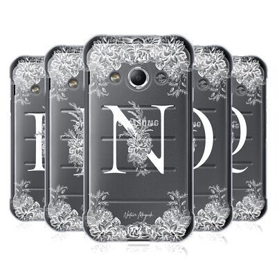 OFFICIAL NATURE MAGICK WHITE FLORAL MONOGRAM 2 GEL CASE FOR SAMSUNG PHONES 4