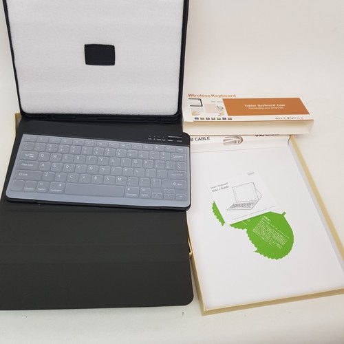 Keyboard Folio Case for iPad Air 13" M2 2024, Pro 12.9"6th 5 4 3 Pencil Holder - Picture 8 of 17
