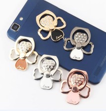 LIlidreamstore Universal 360 Rotating Cell Phone Ring Stand Holder- Love Flowers
