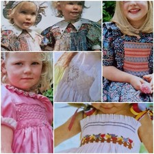 Bridesmaid Dress Love Heart Picket Fence Smocking Embroidery Pattern Magazine 23