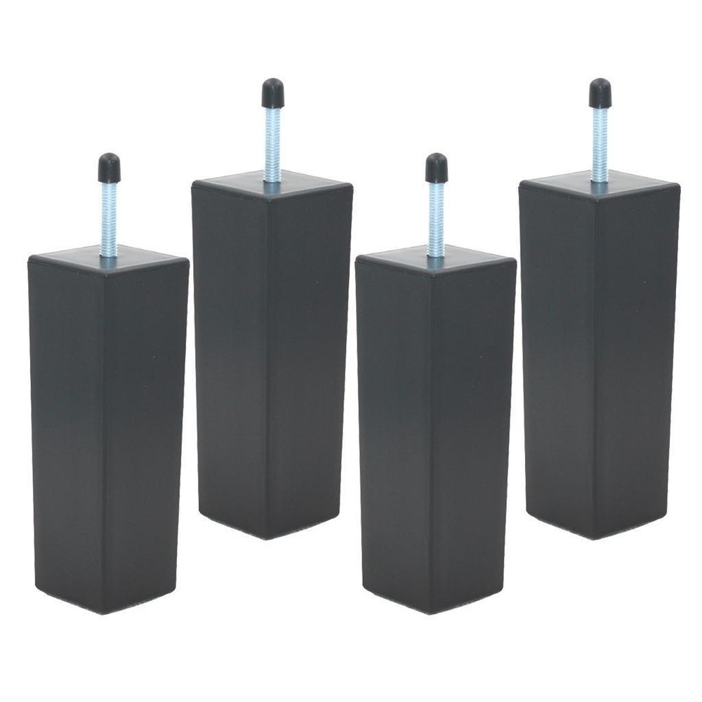 4pcs Square Tapered Bed Risers Non Risers Desk Risers