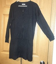 Calvin Klein Mid-Lenght grey Sweater Short Dress Women Sz PM