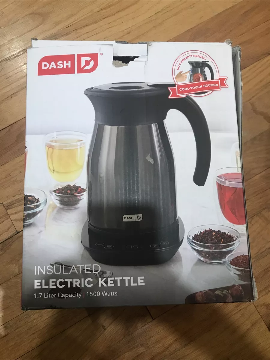 Dash Insulated Electric Kettle, Cordless Hot Water Kettle - Black