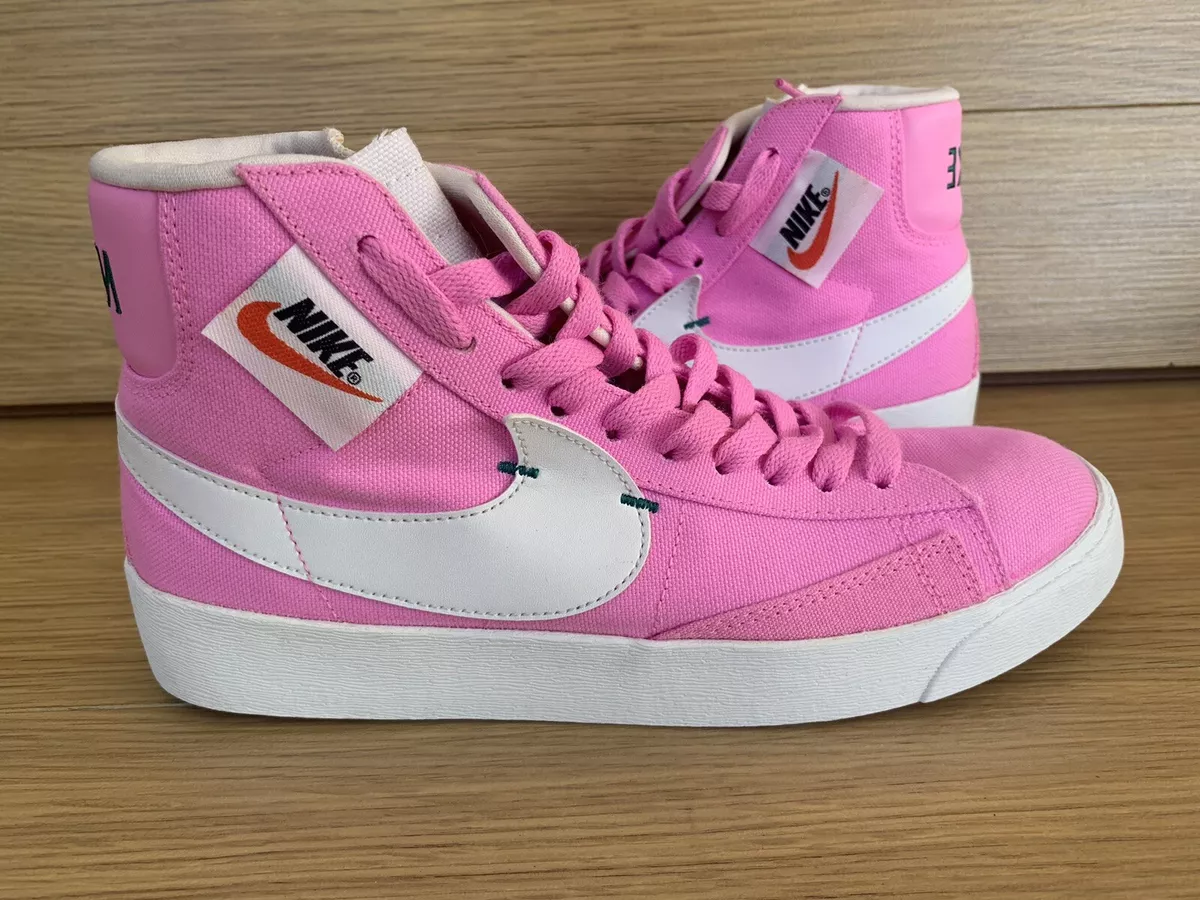 nike blazer mid rebel psychic pink