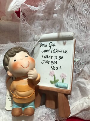 Enesco, Dear God Kids Fig., 1982. Dear God, When I Grow Up........