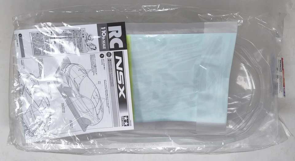 Tamiya 1:10 Honda NSX Lightweight Body Parts Set TRF/TA05/TA07/TA08/TB05 47363 - Image 2 of 4