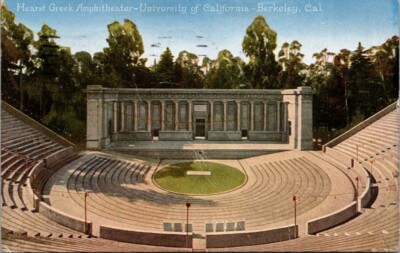 Postcard Hearst Greek Amphitheater University California Berkeley CA 1925   1519