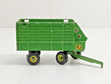 Vintage ERTL John Deere forage wagon tractor trailer farm agriculture for parts