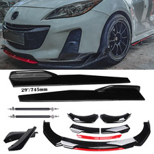Front Rear Bumper Lip Spoiler Splitter Side Skirt Body Kits For Mazda 2 3 6 Front Rear Bumper Lip Spoiler Splitter Side Skirt Body Kits For Mazda 2 3 6