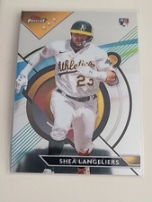 2023 Finest Base #3 Shea Langeliers - Oakland Athletics