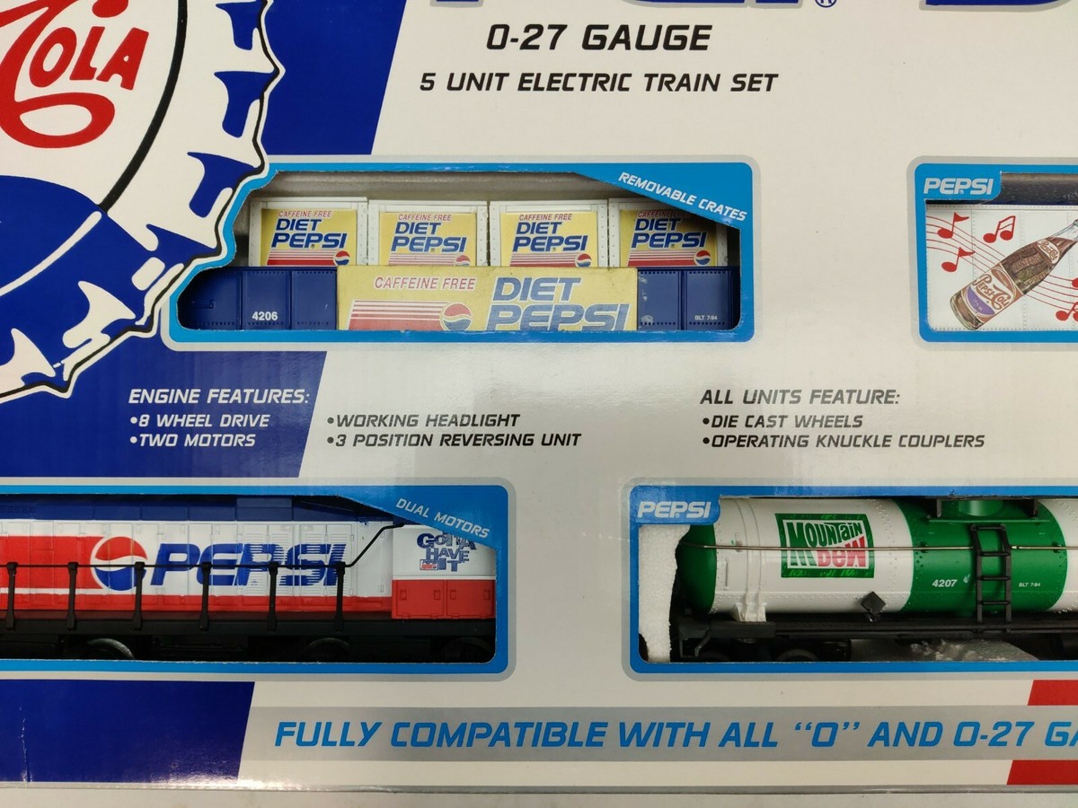 Pepsi Generation Train Set Collectible 1993 Vintage | eBay