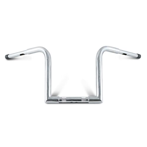 Guidon Ape Hanger Square 12" pour Harley Heritage Softail Special chrome - Photo 1/3