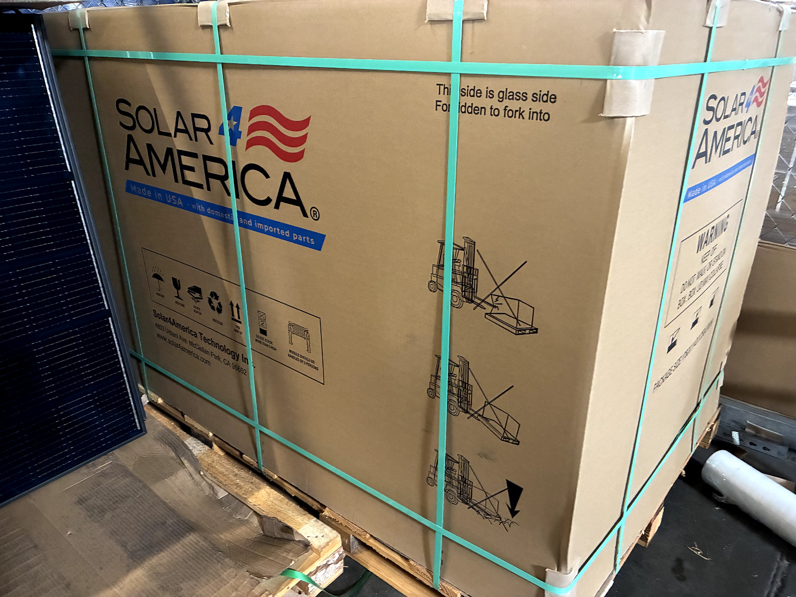 410w Monocrystaline Solar Panel with 108 cells total, MC4, 1500 DC, USA Product