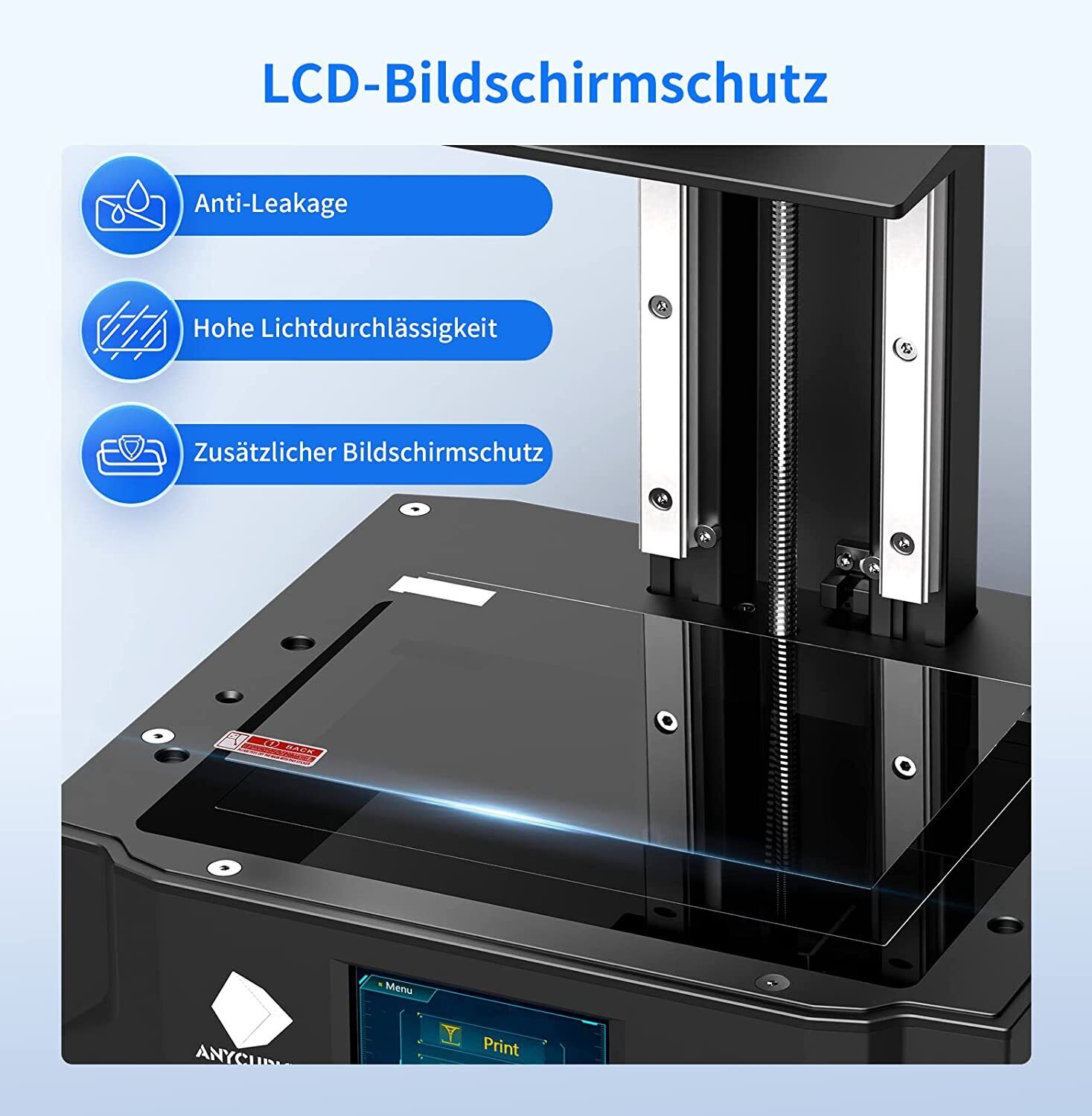 ANYCUBIC 3D Drucker Photon Mono X 6Ks 9.1 inch LCD 3D Printer 195.84x122.4x200mm