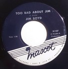 JIM BOYD – Too Bad About Jim - RARE 1963 AZ Mascot Records Label ...