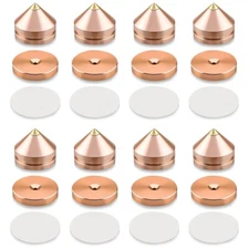 8set Audiocrast Feet Pad aluminium alloy metal Spike Cone Floor Foot Nail M23*20