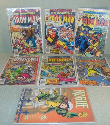 Marvel USA Comic Comics Books Vintage and Modern Iron Man X-Men The Defenders