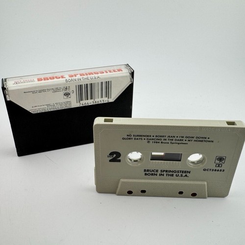 Bruce Springsteen "Born in the USA" Cassette 1984 Columbia - Picture 2 of 3
