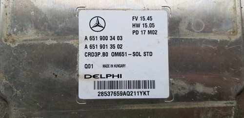 ⭐ Mercedes Sprinter ECU Engine Control Unit A 6519003403 A 6519013502 CRD3P.B0⭐️ - Picture 2 of 2