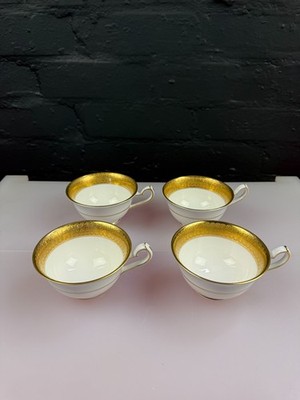 Royal Crown Derby St George A.1273 Ersatz Teetassen 2. Qualität 4er Set
