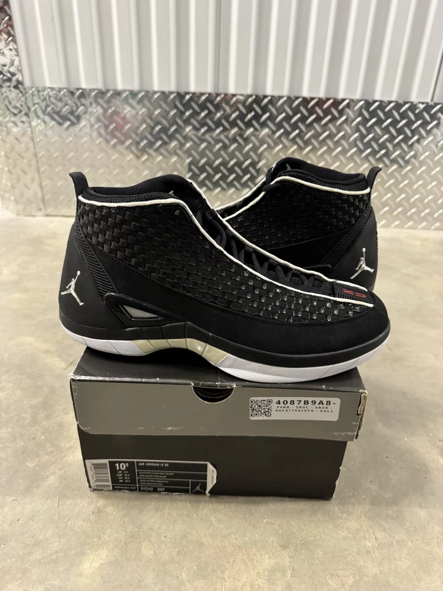 Jordan 15 Retro SE Black Metallic Silver for Sale | Authenticity