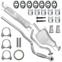 Auspuffanlage SchalldäMpfer Auspuff FüR Opel Zafira A 1 I 99-05 1.6 Montagesatz