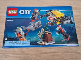 LEGO 60091 City Deep Sea Explorers Starter Set Complete with Instructions No Box