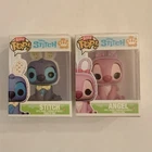 2024 Lilo & Stitch Angel Bunny Easter Funko Bitty Pop! 1 inch Figure Set Pair 2
