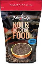 Blue Ridge Koi Fish Food 2lb Koi Food Mini Growth Formula Goldfish Food Premium