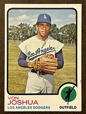 1973 Topps Baseball - #544 Von Joshua Dodgers EXMT-NM (High Series)