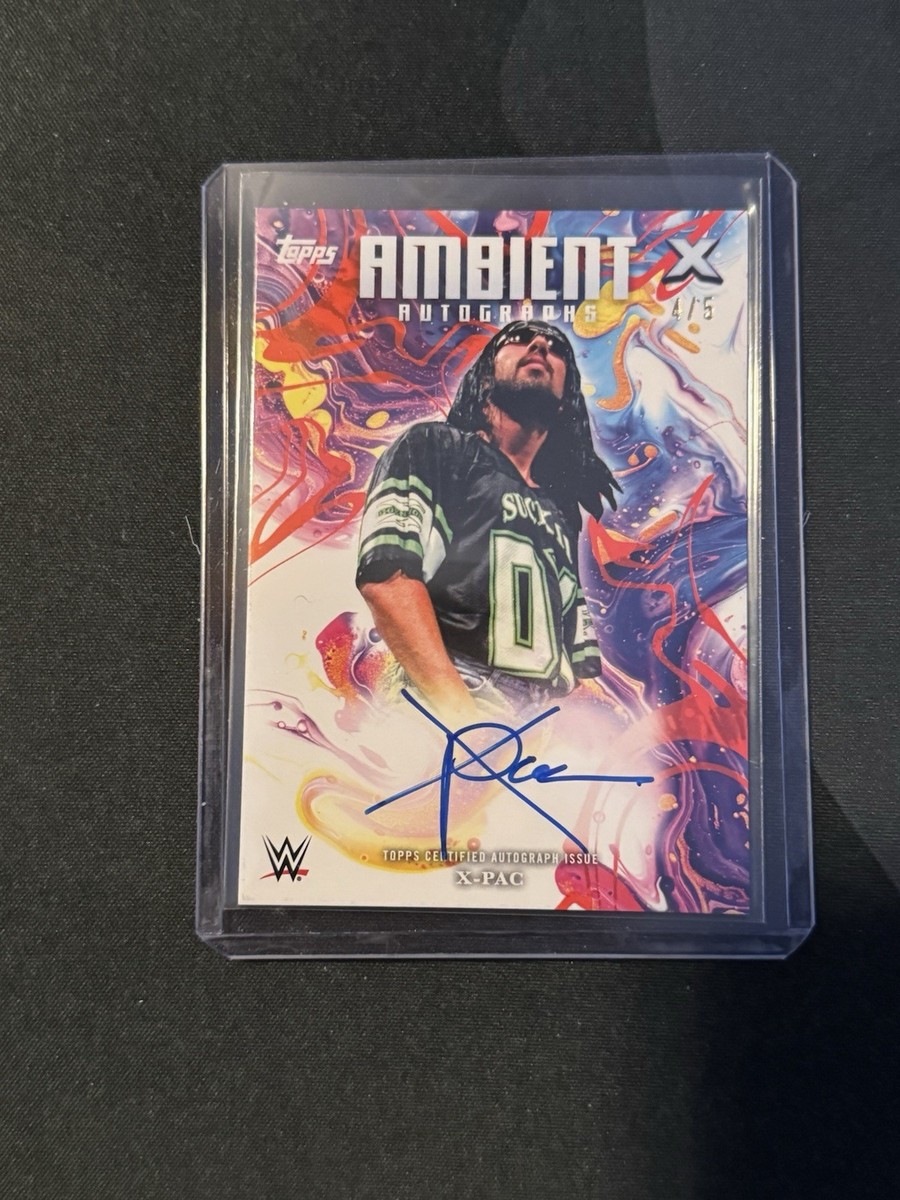 2025 Topps Exalted WWE AMA-XPC X Pac Ambient Autographs Auto /5 | eBay