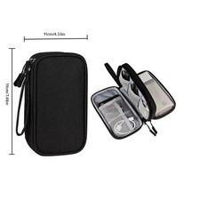 Travel Cable Organizer Bag Pouch Portable Electronic Accessories Carry Case 