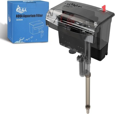 AQQA Aquarium Filter 10-30 Gallon Fish Tank Filters with Bio-Wheel Power, Han