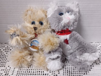 9 Lives Million Cat Rescue  Kitten Plush 6''  Set Of 2 gray & cream colored w/tag