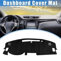 Dash-Matte FüR Nissan Altima 2019-2023, Schwarzer Flanell, Mittelkonsole