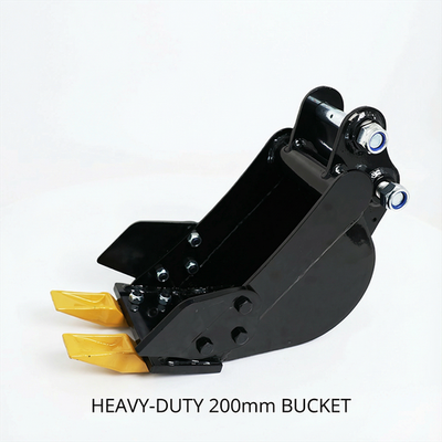 #ad 200mm narrow mini excavator bucket with 25mm diameter bolts Free shipping $93.50