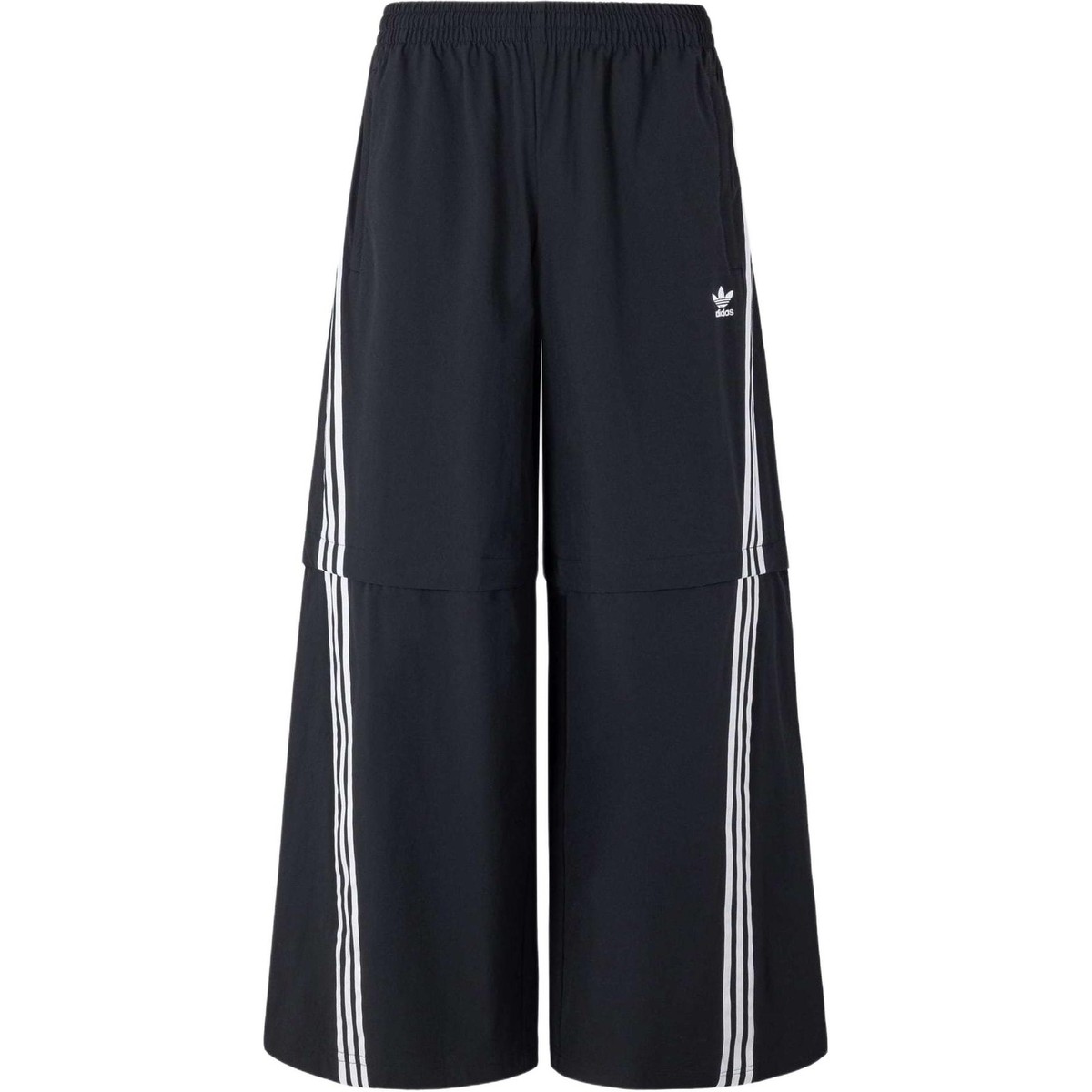 新品 adidas originals TP OVERSIZED ZIP OFF adidas Originals TP Oversized Zip Off Loose Striped Casual