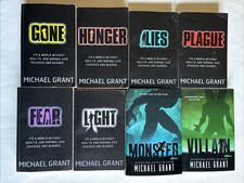 Michael Grant lot: Gone, Hunger, Lies, Plague, Fear, Light, Monster Villain #1-8