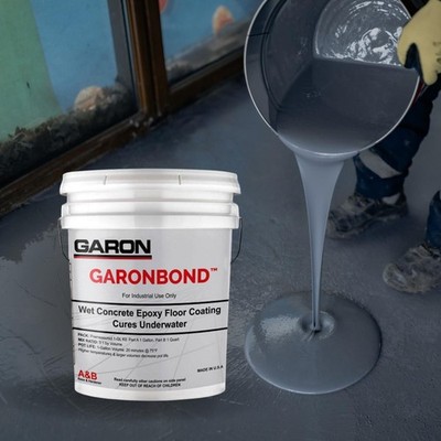 Garon Products Epoxy Floor Coating for Wet Concrete | Cures Underwater | 1 gal