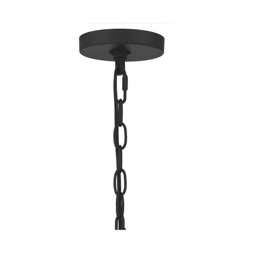 Abner 3-Light Pendant in Matte Black - Picture 6 of 7