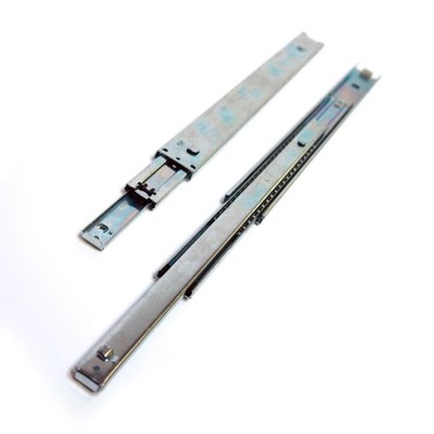 Teleskopschiene für Schubalden Schubladenauszug 3 stufig 400 x 13 x 46 mm 2 St.