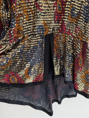 Vintage Gila Grunert Metallic Long Sleeve Top Size IT 42