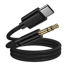Samsung USB C to 3.5mm Audio Jack Cable for Galaxy Black