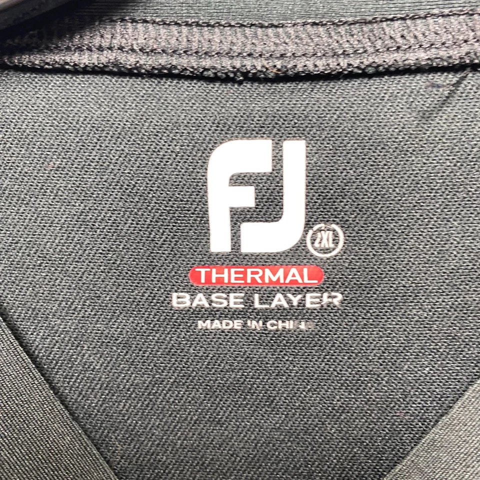 Capa Base FJ Thermal Pro Dry Performance Para Hombre 2XL Negra Manga Larga Cuello Redondo Foto 3 de 4