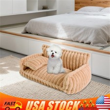 Pet Couch Bed Washable Cat Beds Fluffy Cat Sofa for Medium Small Dogs Pet Bed