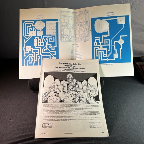 Dungeons & Dragons AD&D Lot of 4 TSR Modules - A3, I2, I9, CA1 - Picture 12 of 12