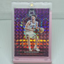 2023-24 Panini Mosaic Alperen Sengun Purple Prizm /99 Numbered #171 Rockets N M