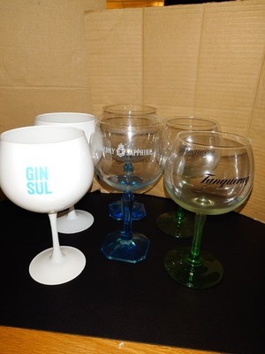 Gin Ballongläser Bombay Tanqueray Gin SUL 6 Stück
