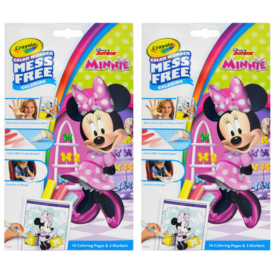Crayola Color Wonder Minnie Mouse Mess Free Coloring Set | 2er Pack