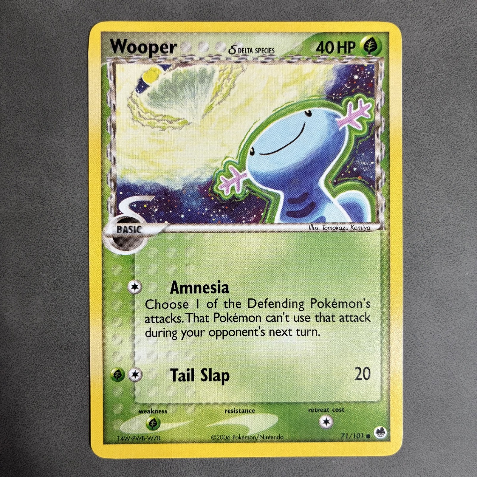 POKEMON TCG WOOPER 71/101 2006